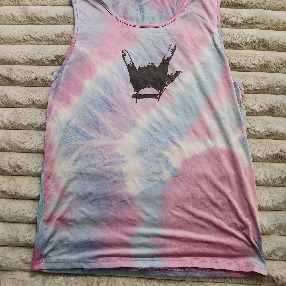 SHEIN Pastel Tie-Dye Top